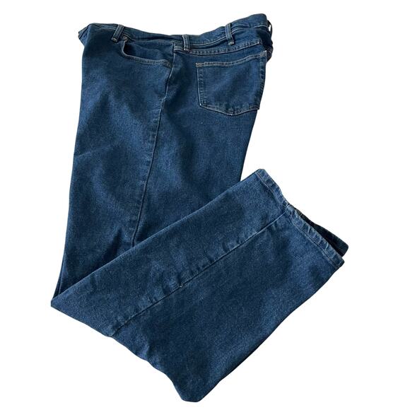 WRANGLER HIGH-RISE, TRADITIONAL LEG, DENIM JEANS, MENS, 38/34, DENIM BLUE - Picture 8 of 11